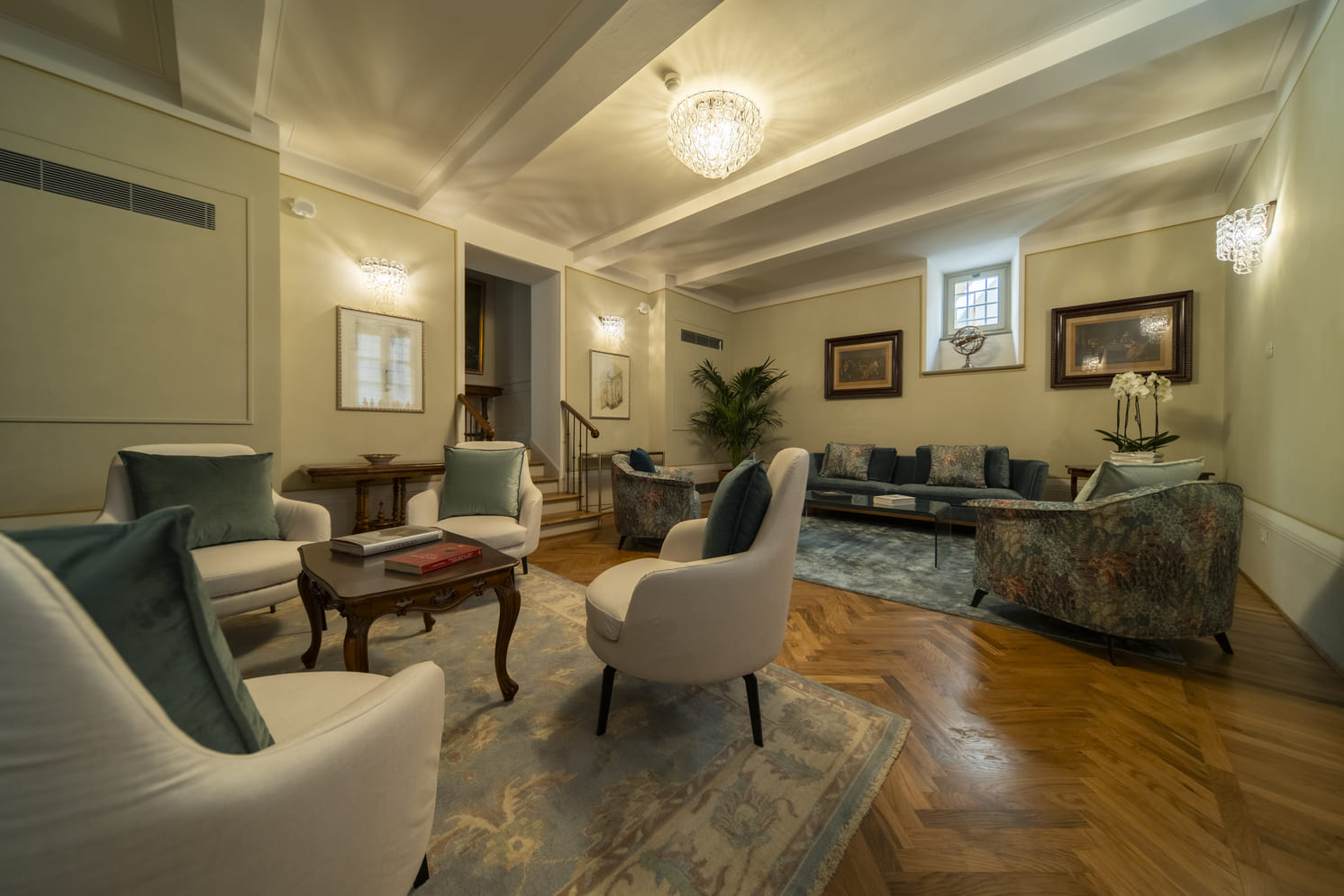 Sala lettura della Residenza Luca Pacioli